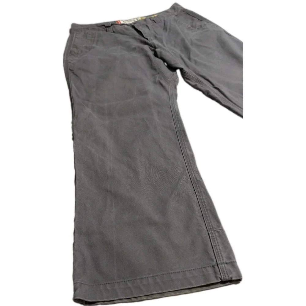 Mountain Khakis Relaxed Fit Pants Mens 36x30 Gray Canvas Outdoor Work